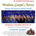 Concerto gospel 4 dicembre 2016